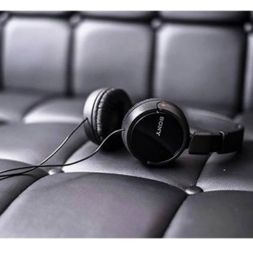 Sony ZX Series Wired On Ear Headphones Lightweight Black